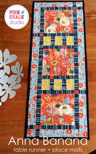 Anna Banana table Runner by Pink Chalk Studio