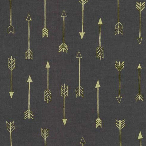 Arrow Flight Arrows in Coin by Michael Miller Fabrics