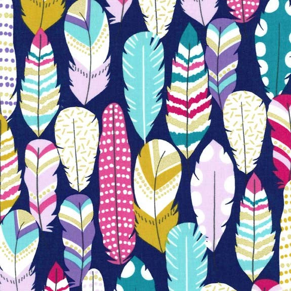 Arrow Flight Plucked in Midnight by Michael Miller Fabrics