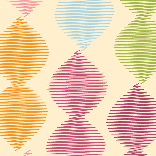 Asbury Streamers on Cream by Andover Fabrics