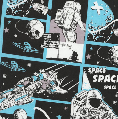 Astronaut Comic Adventure by Timeless Treasures