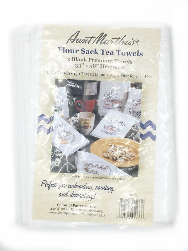 Aunt Martha's Flour Sack Tea Towels