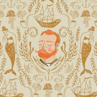 Aweigh North Sailor Toile in Sand