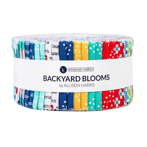 Backyard Blooms Jelly Roll BARNJR by Windham