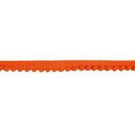 Baby Pom Pom Ball Fringe in Orange