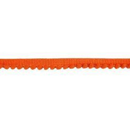Baby Pom Pom Ball Fringe in Orange