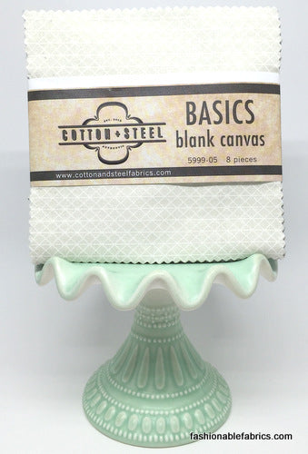 Basics 5x5 in Blank Canvas by Cotton & Steel