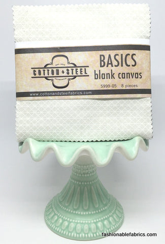 Basics 5x5 in Blank Canvas by Cotton & Steel