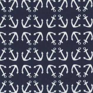 Bay Breeze Anchor Grid in Navy by Dear Stella