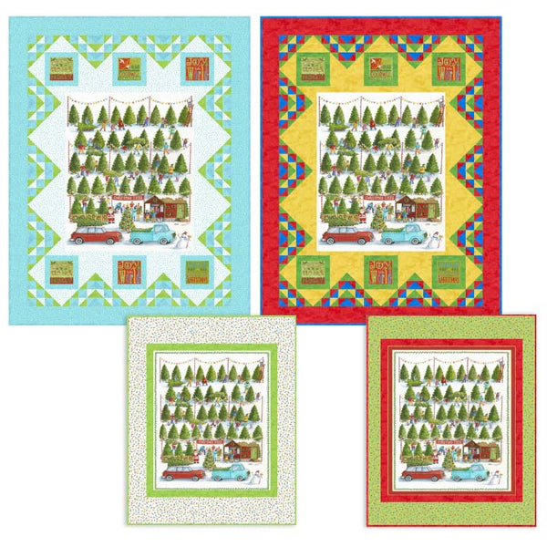 Best Tree on the Lot Quilt Patterns by Northcott Fabrics