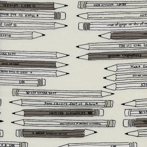 Black and White Study Hall by Alexia Marcelle Abegg for Cotton and Steel Fabrics