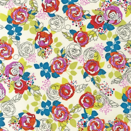 Blythe Small Blooms in Park by Robert Kaufman Fabrics