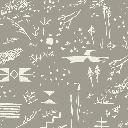 Bound Survey in Heron by April Rhodes for Art Gallery Fabrics