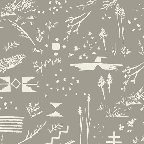 Bound Survey in Heron by April Rhodes for Art Gallery Fabrics