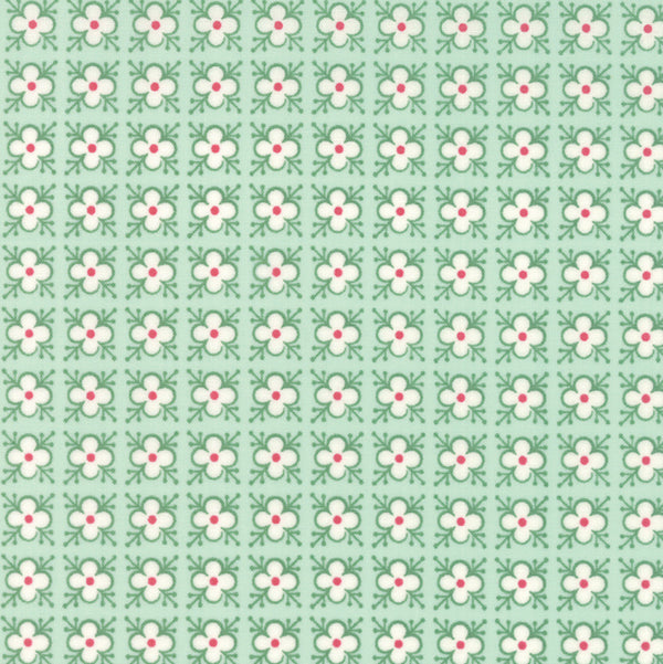 Bumble Berries Berry Buds in Mint by The Jungs for Moda Fabrics