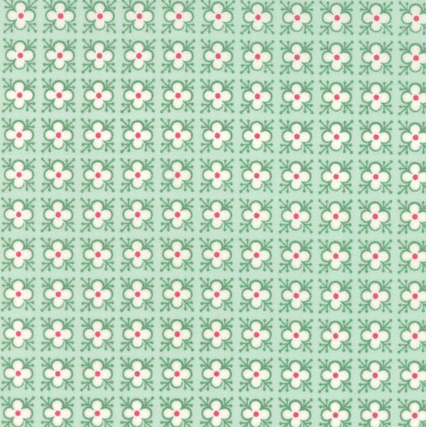 Bumble Berries Berry Buds in Mint by The Jungs for Moda Fabrics