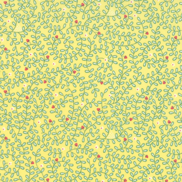 Bumble Berries Tendrils Sunny by The Jungs for Moda