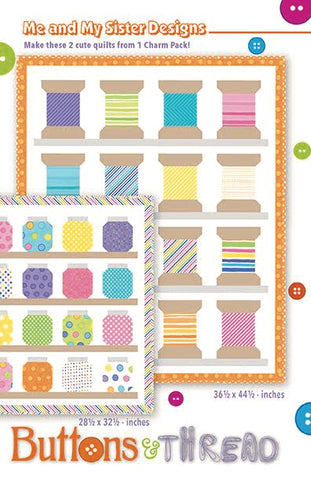 Buttons & Threads Quilt Pattern by Me and My SIster Designs