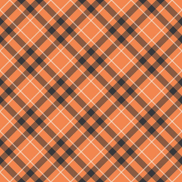 Hey Bootiful Plaid in Orange by My Mind's Eye C13133