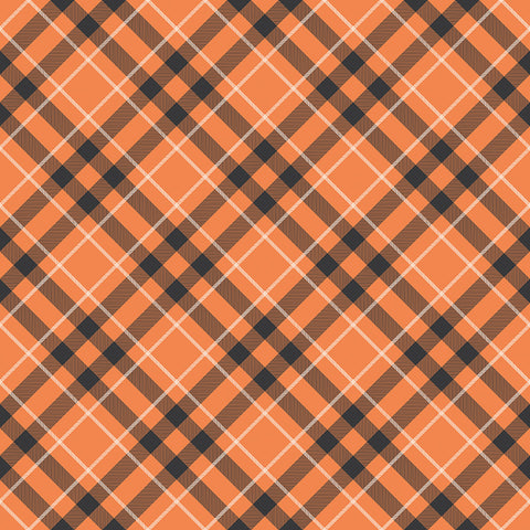 Hey Bootiful Plaid in Orange by My Mind's Eye C13133