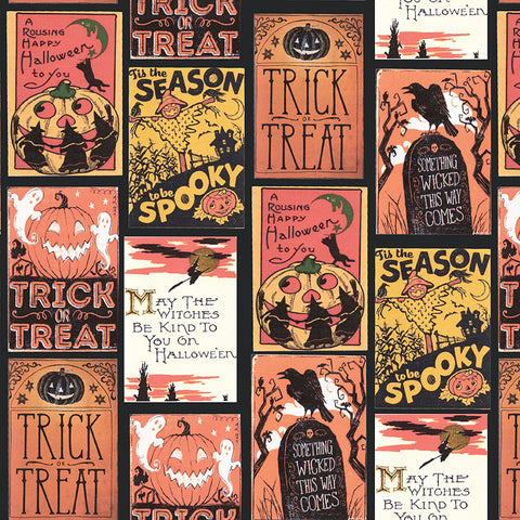 Fright Delight Cards in Black by Lindsay Wilkes C13236