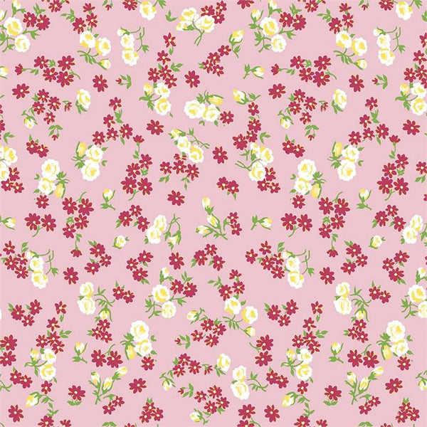Dainty Darling Dainty Daisy in pink by Lindsay Wilkes for Riley Blake Designs
