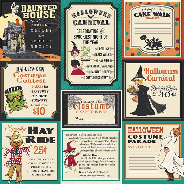 Trick or Treat Main in Teal