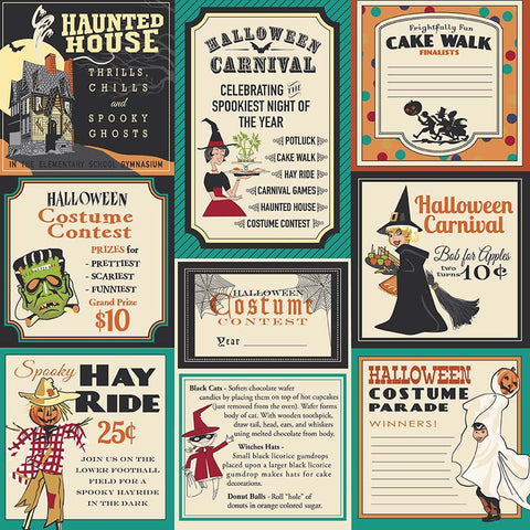 Trick or Treat Main in Teal