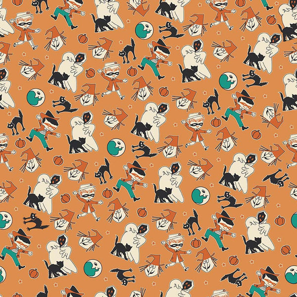 Trick or Treat Toss on Orange