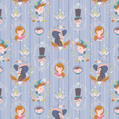 Neverland Darling Wall in Periwinkle