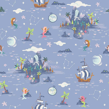 Neverland Island in Purple