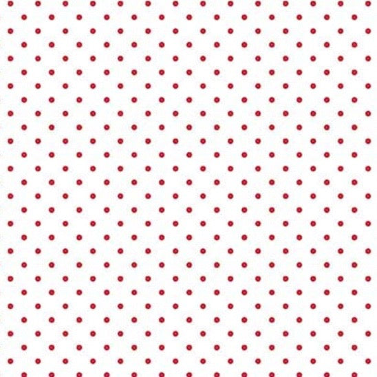 Swiss Dot Red