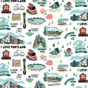 I Love Oregon White