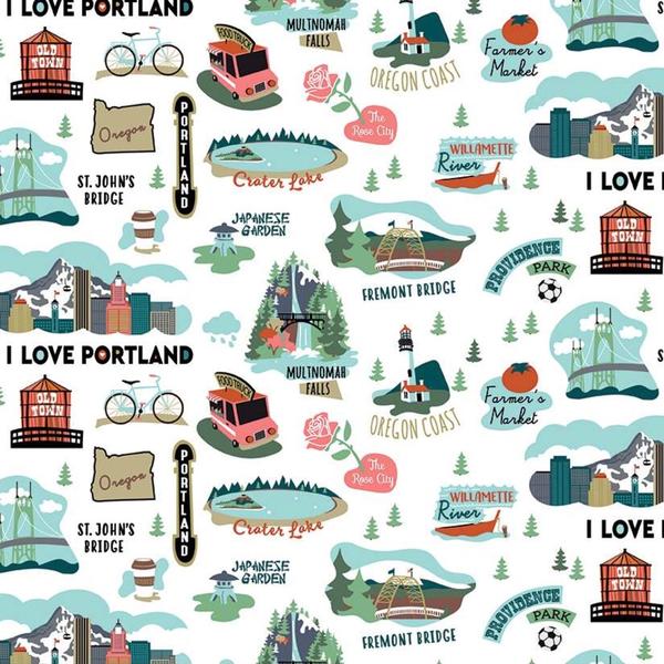 I Love Oregon White