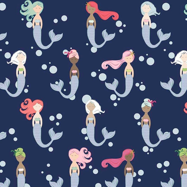 Let's Be Mermaids Main Navy