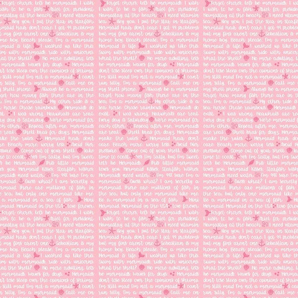 Let's Be Mermaids Shell Phone Pink sparkle