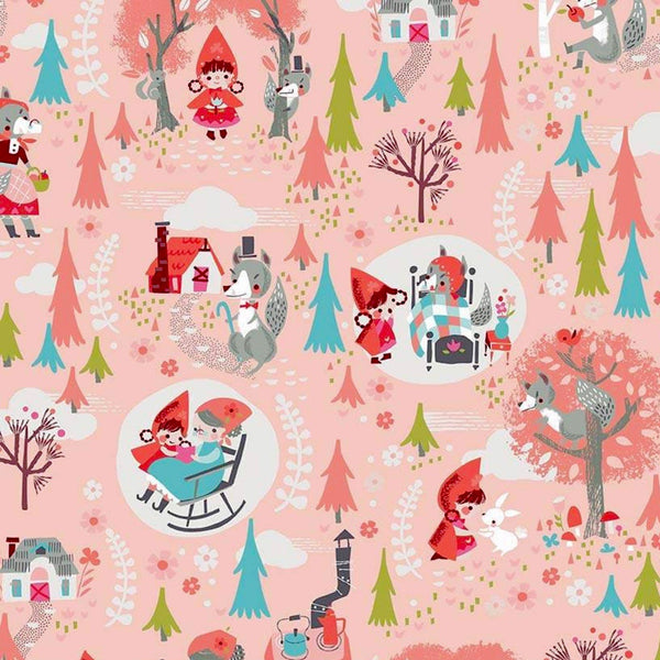 Little Red in the Woods Main Pink