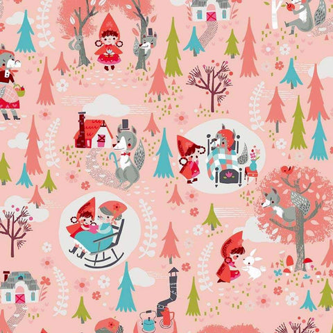 Little Red in the Woods Main Pink