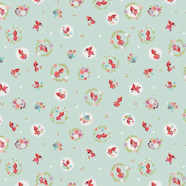 Little Red in the Woods Toss Mint