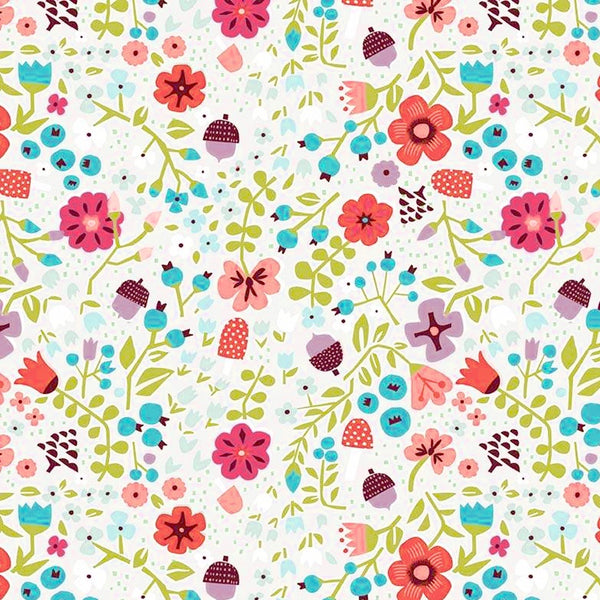 Little Red in the Woods Floral Cream