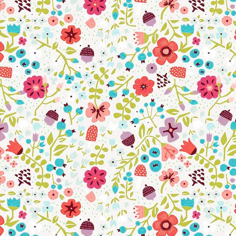 Little Red in the Woods Floral Cream