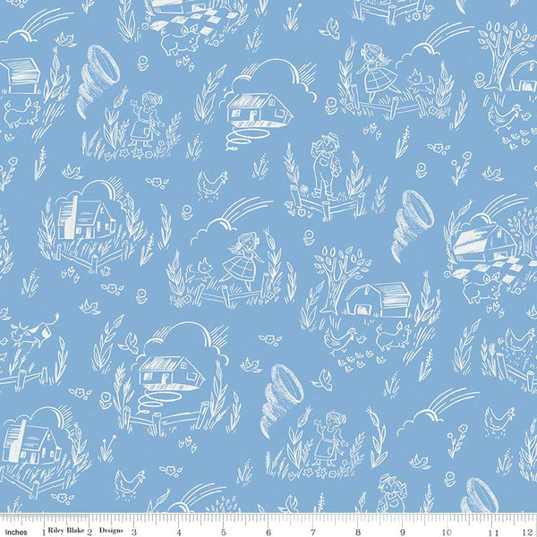 Dorthy's Journey Kansas Blue
