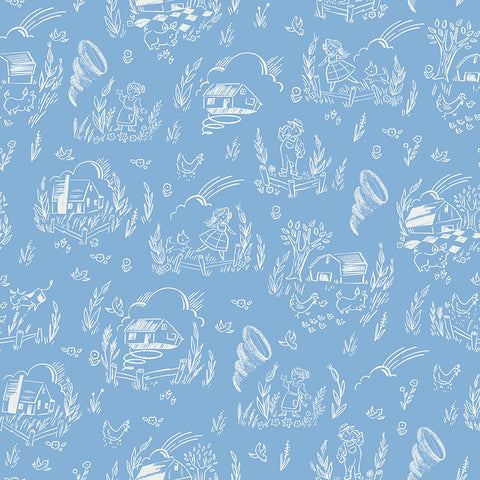 Dorthy's Journey Kansas Blue