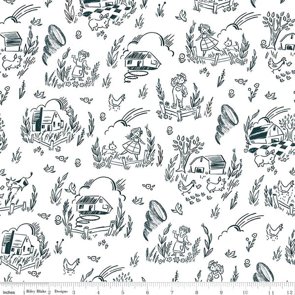 Dorthy's Journey Kansas White