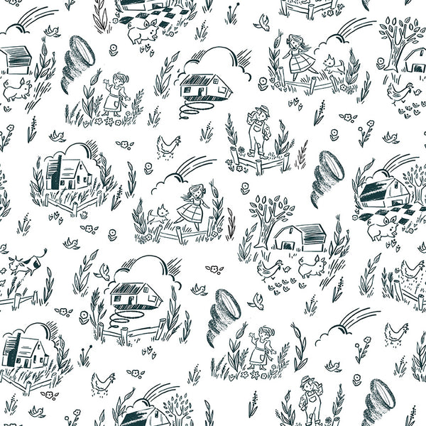 Dorthy's Journey Kansas White