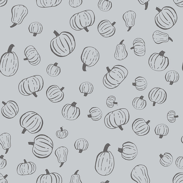 Scaredy Cat PumpkinPatch in Gray by Amanda Niederhauser C9412-GRAY