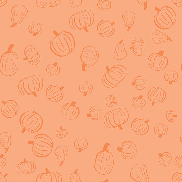 Scaredy Cat PumpkinPatch in Light Orange by Amanda Niederhauser C9412-LTORANGE