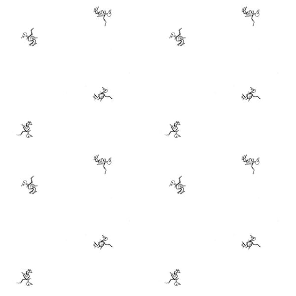 Scaredy Cat BirdBones in White by Amanda Niederhauser C9414-WHITE