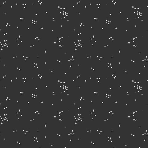 Scaredy Cat Shapes in Charcoal by Amanda Niederhauser C9415-CHARCOAL