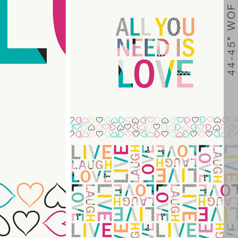 Capsules All You Need is Love 24" Panel